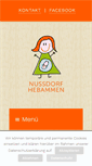 Mobile Screenshot of nussdorfhebammen.at